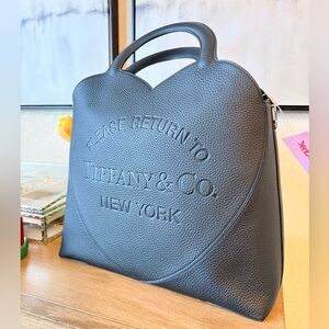 Tiffany & Co. Please Return to Tiffany Large Black Tote